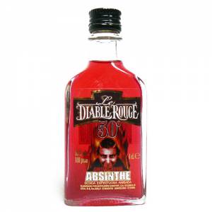 Miniatura Absenta Diablo Rojo 50º 4cl.