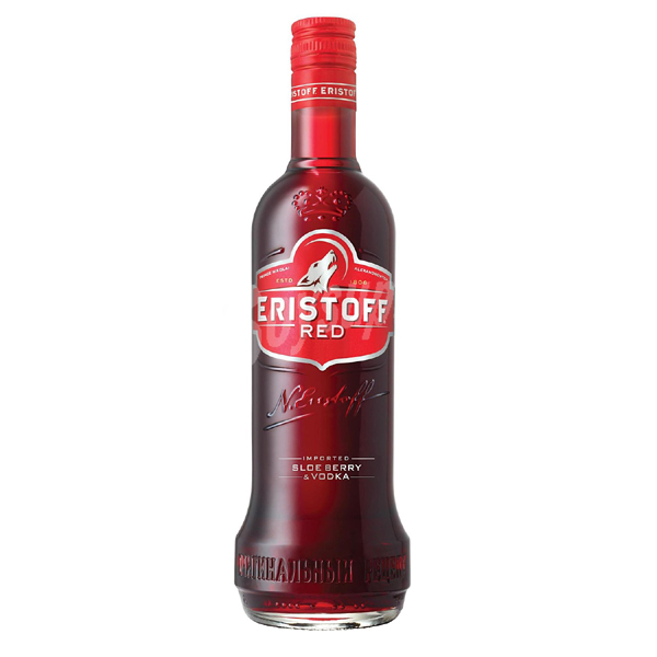 Vodka Eristoff Rojo