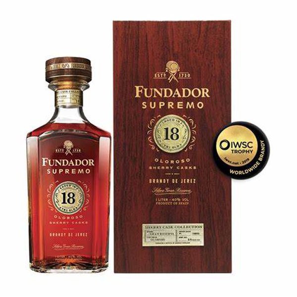 Brandy Fundador Supremo 18 años