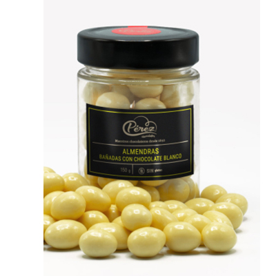 Almendras Bañadas En Chocolate Blanco 150 gr.