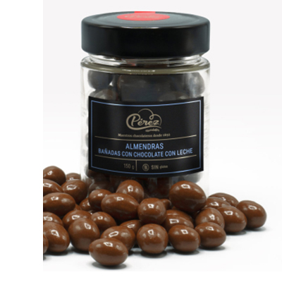 Almendras Bañadas Chocolate con Leche 150 gr